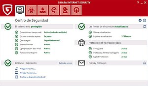 G DATA Internet Security Centro de Seguridad G DATA Internet Security Centro de Seguridad