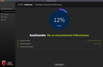 G DATA Antivirus Mac: Escaneo