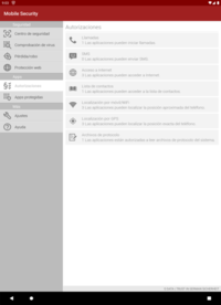G DATA Mobile Security Android: Autorizaciones